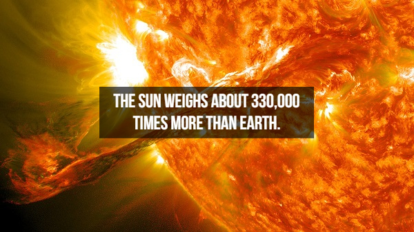 sun from close - The Sun Weighs About 330,000 Times More Than Earth.