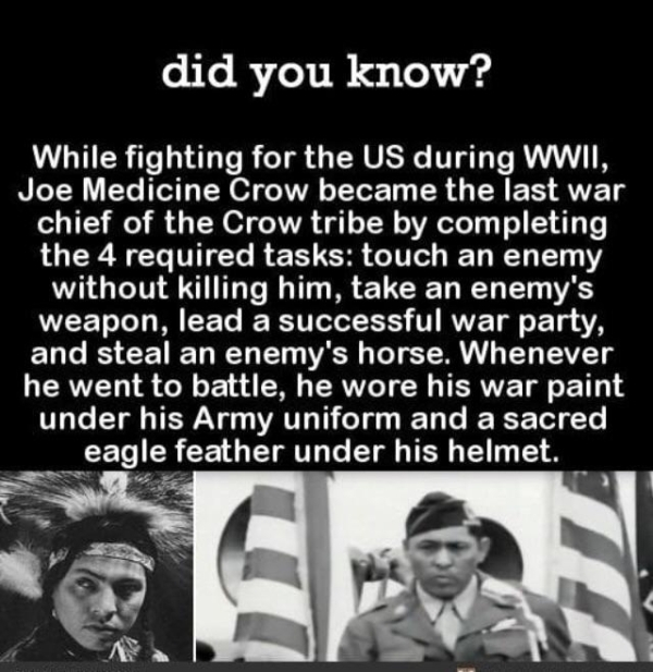 monochrome photography - did you know? While fighting for the Us during Wwii, Joe Medicine Crow became the last war chief of the Crow tribe by completing the 4 required tasks touch an enemy without killing him, take an enemy's weapon, lead a successful wa
