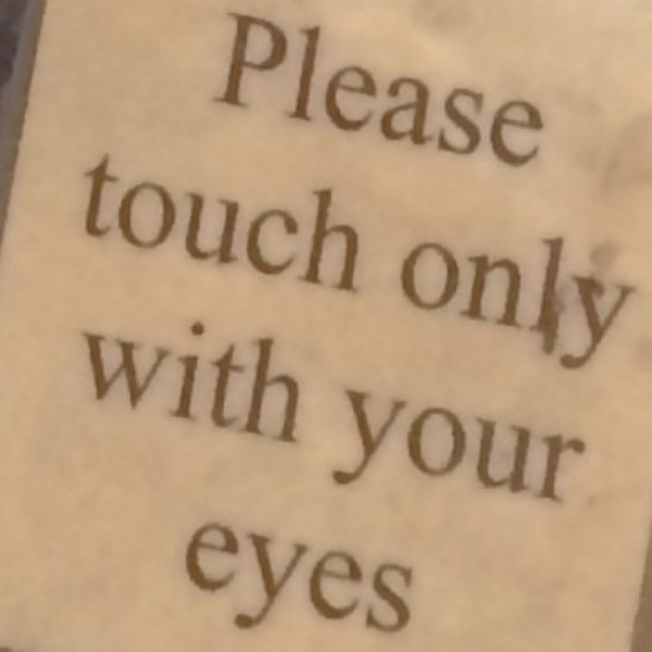 go of someone you love - Please touch only with your eyes
