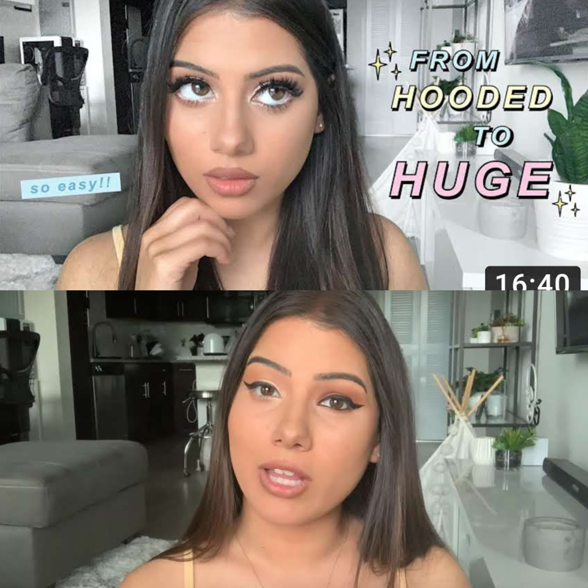 instagram reality - beauty - From Hooded Huge. so easy!!