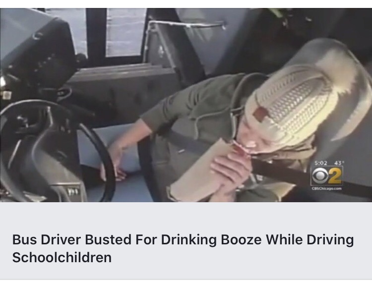 School bus - 43 Bus Driver Busted For Drinking Booze While Driving Schoolchildren
