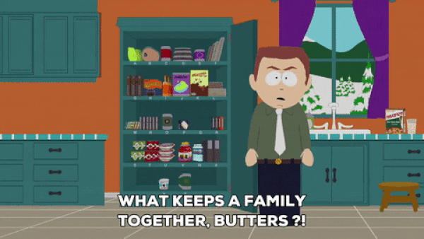 south park butters pantry - What Keeps A Family Together, Butters?!