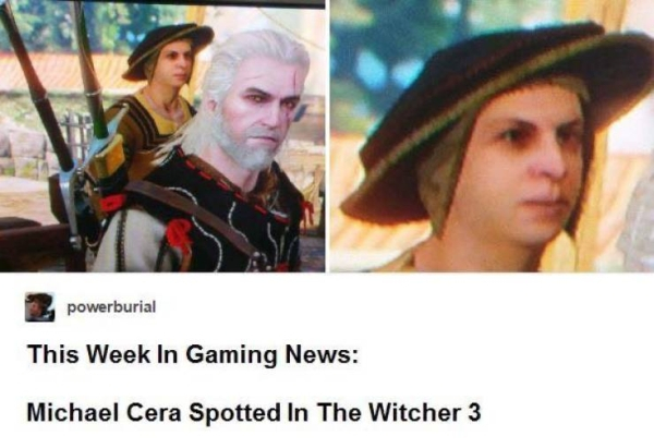 witcher michael cera - powerburial This Week In Gaming News Michael Cera Spotted In The Witcher 3