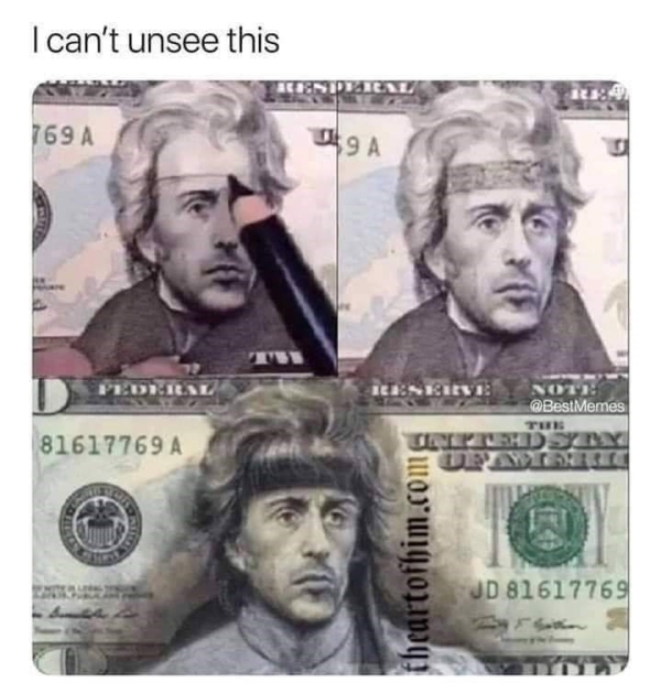 andrew jackson rambo - I can't unsee this 769A 9A Memes 81617769 A theartofhim.com Ud 81617769