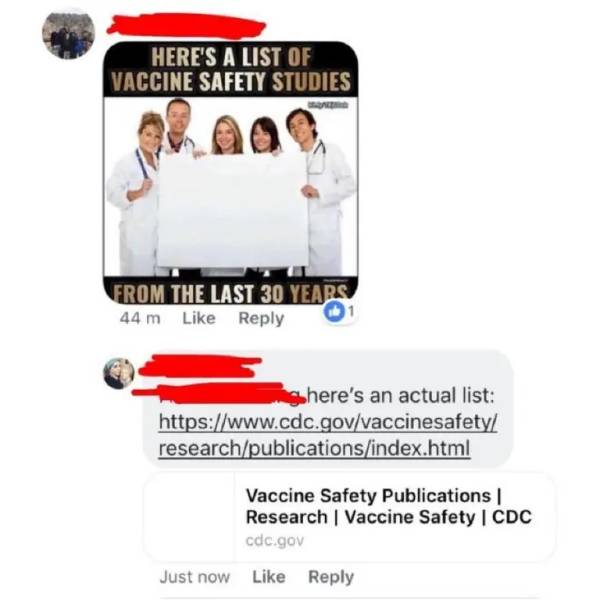 media - Here'S A List Of Vaccine Safety Studies From The Last 30 Years 44 m Shere's an actual list researchpublicationsindex.html Vaccine Safety Publications | Research | Vaccine Safety | Cdc cdc.gov Just now