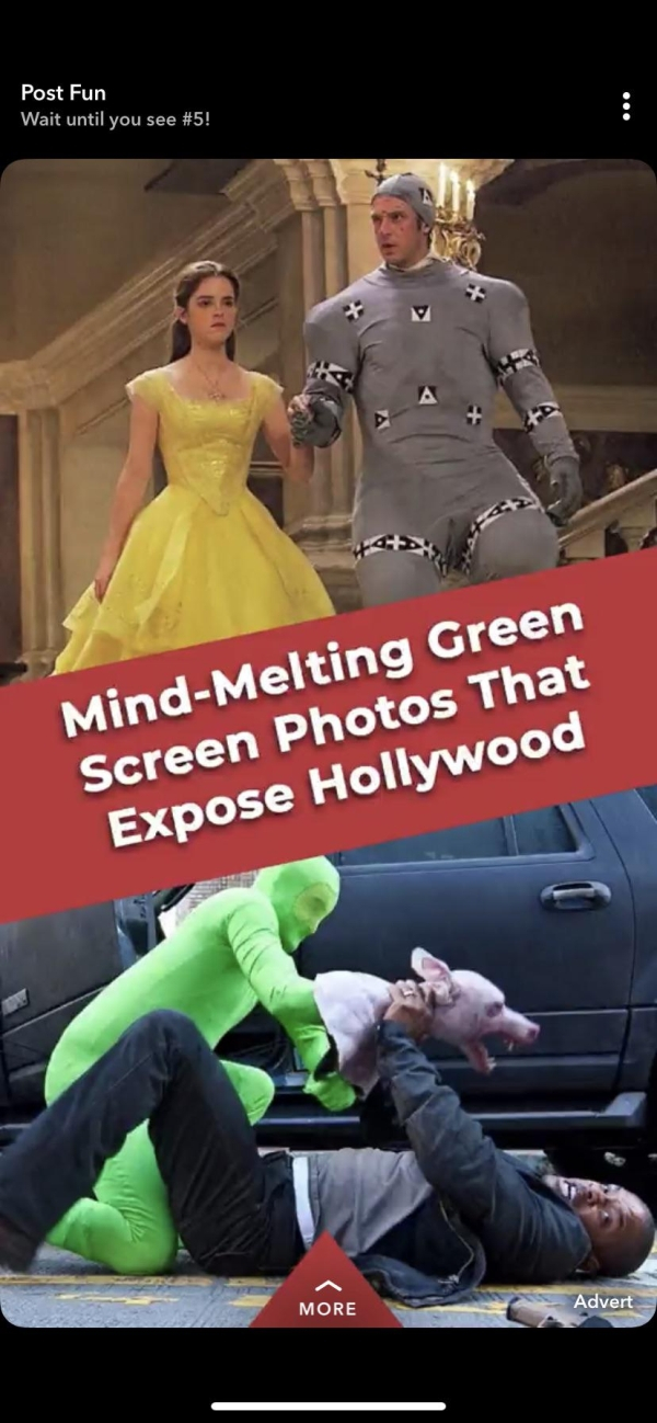 poster - Post Fun Wait until you see MindMelting Green Screen Photos That Expose Hollywood