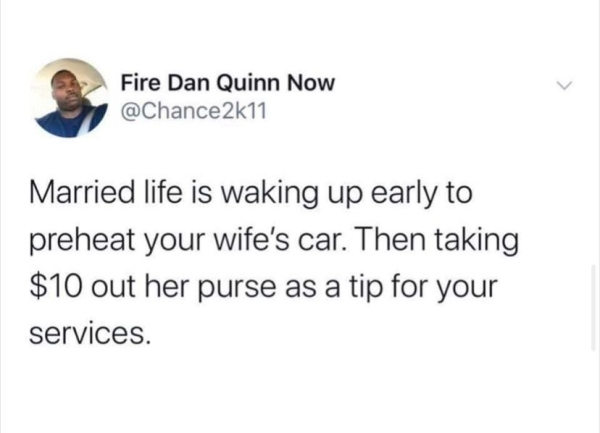 cole sprouse tweets stickers - Fire Dan Quinn Now Married life is waking up early to preheat your wife's car. Then taking $10 out her purse as a tip for your services.