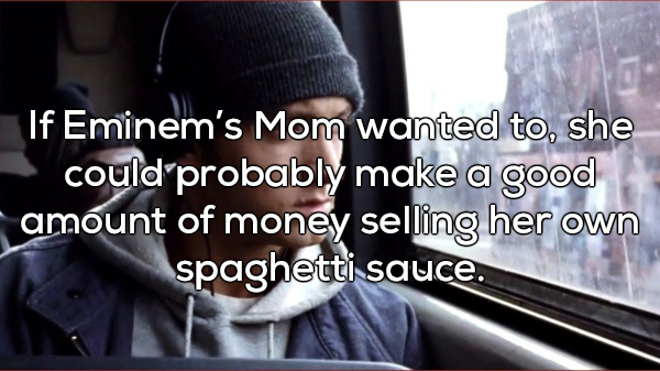 eminem wallpaper 8 mile - If Eminem's Mom wanted to, she could probably make a good amount of money selling her own spaghetti sauce.