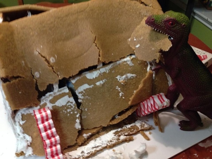 funny gingerbread house