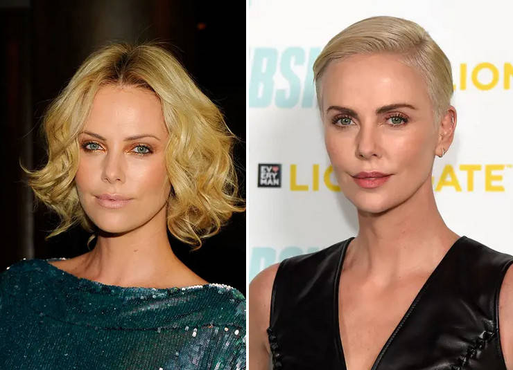charlize theron before and after - Elic Ate