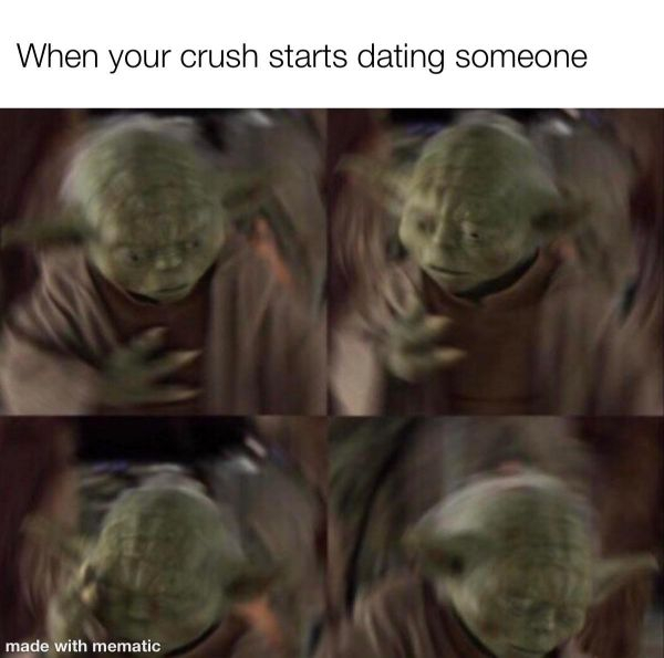 your best friend and crush start - When your crush starts dating someone made with mematic