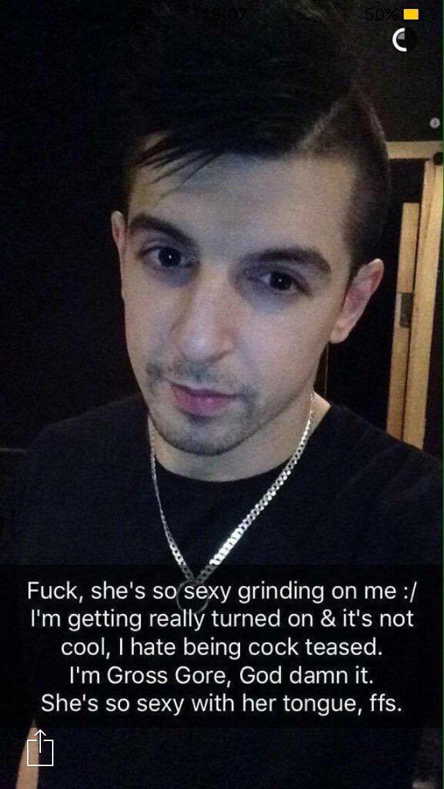 man - 00.000. 2 Fuck, she's so sexy grinding on me I'm getting really turned on & it's not cool, I hate being cock teased. I'm Gross Gore, God damn it. She's so sexy with her tongue, ffs.