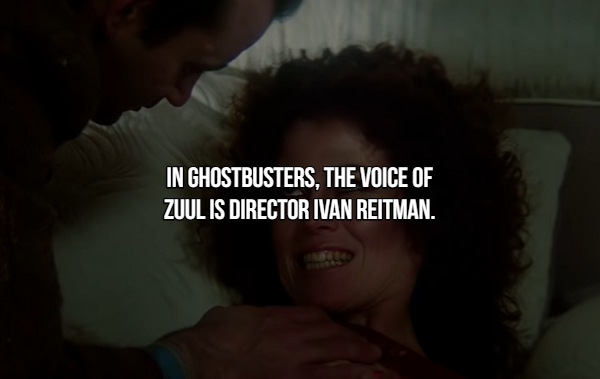 mouth - In Ghostbusters, The Voice Of Zuul Is Director Ivan Reitman.