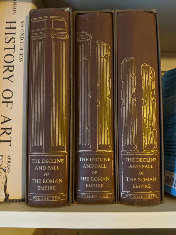 Pillars Crumble - Anson Second Edition History Of Art Har Prentice Abrams The Decline And Fall Of The Roman Empire The Decline And Fall Of The Roman Empire The Decline And Fall Of The Roman Empire Volume Two Volume Three Volume One