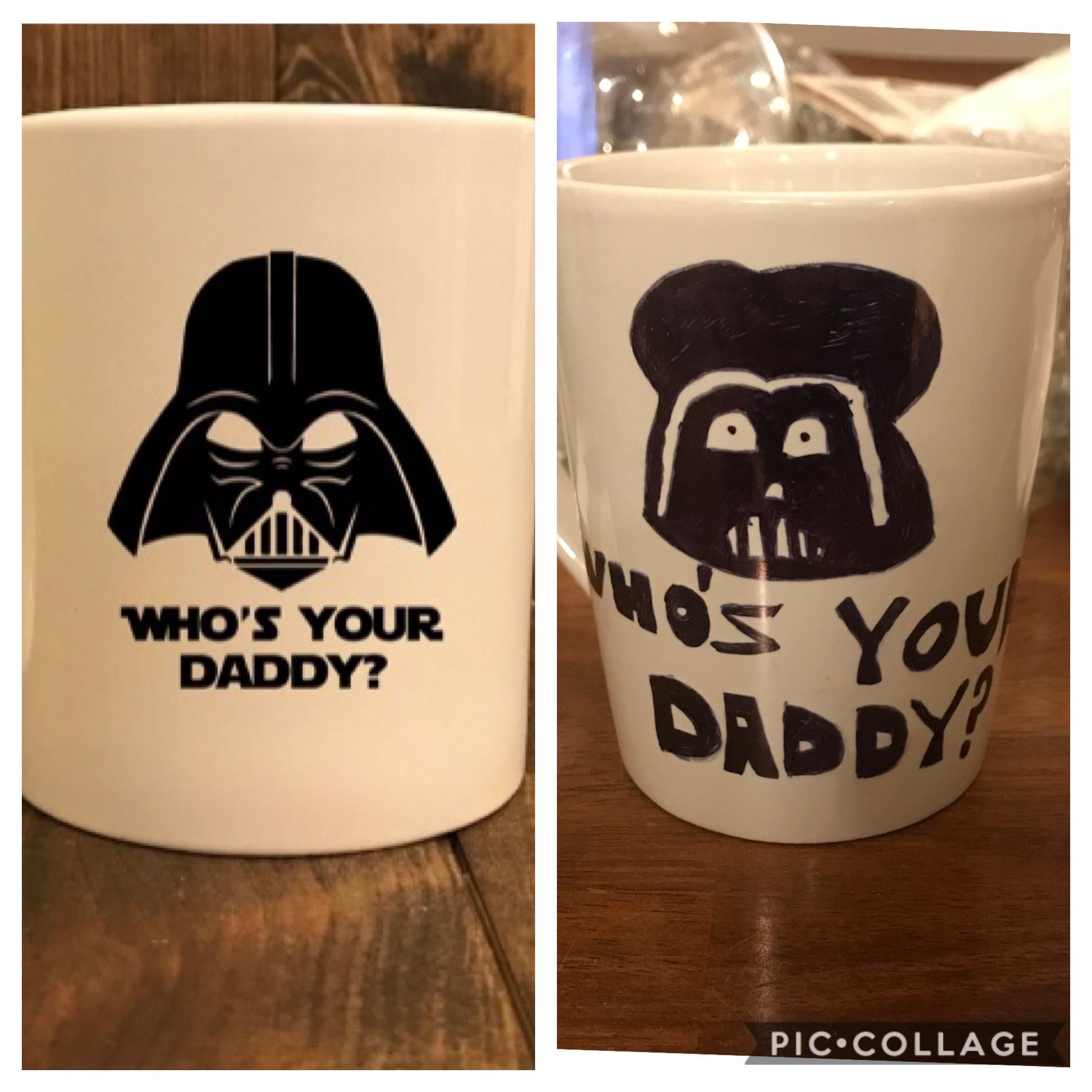 coffee cup - Who'S Your Daddy? Nos You Daddy! Pic.Collage