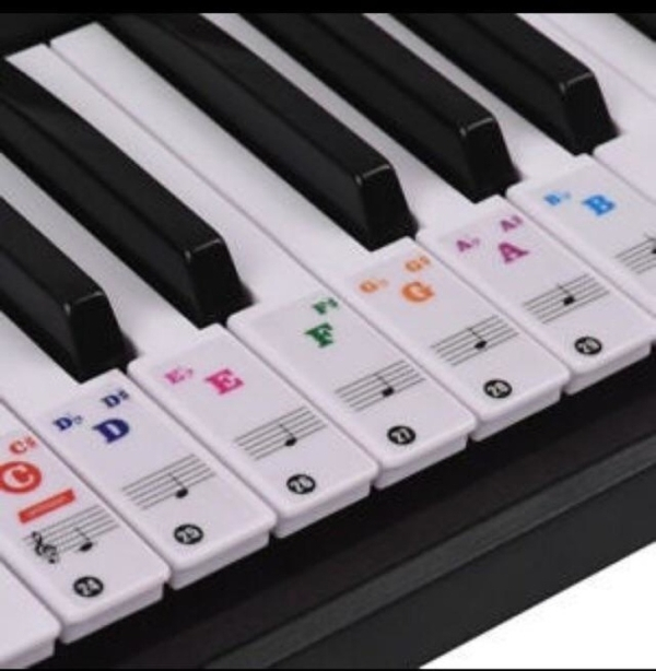 casio keyboard stickers