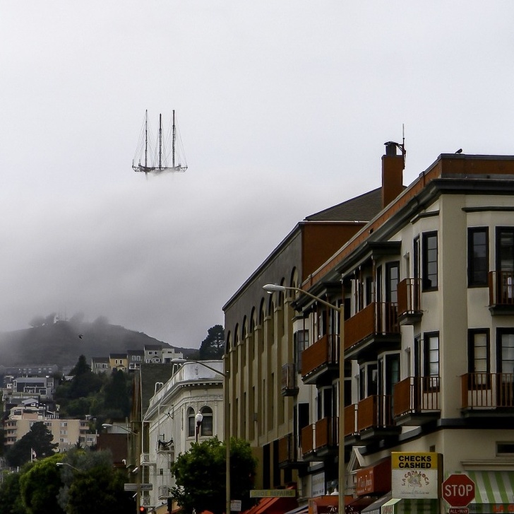 sutro tower fog ship - Tv 1 Checks Cashed Szal Sofas Stop