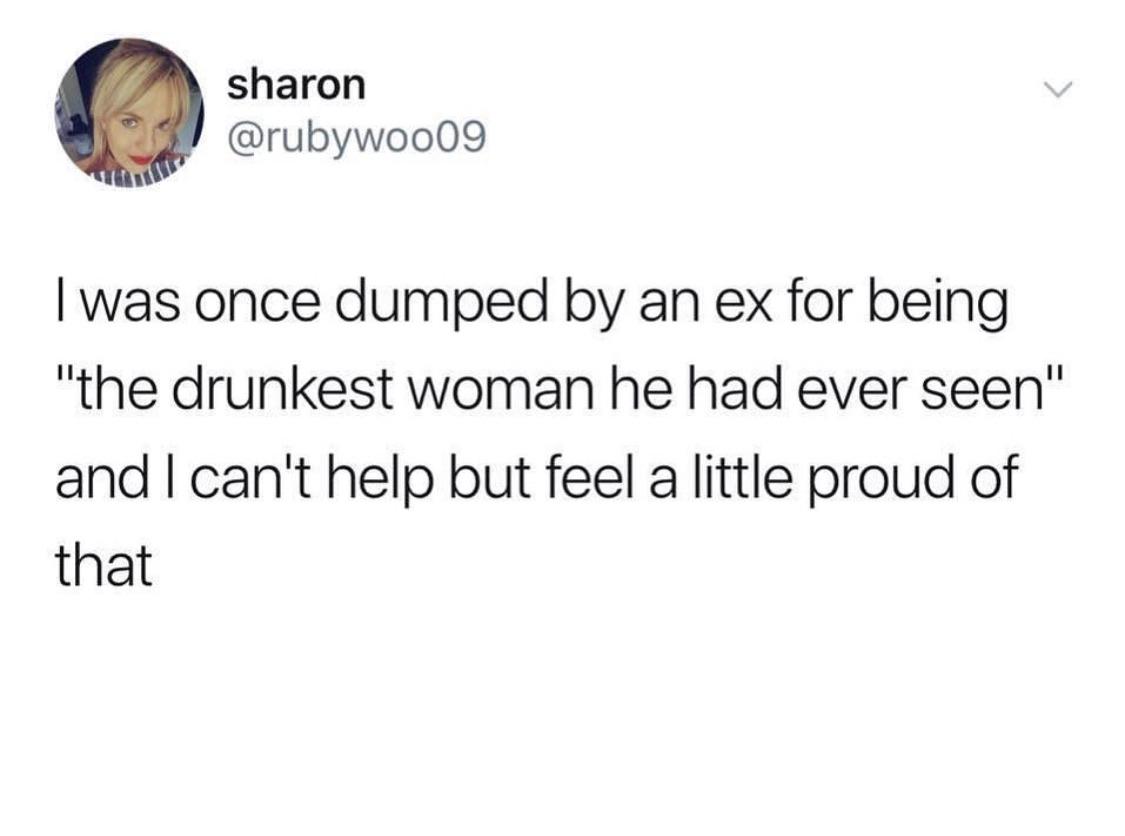 stepping off the plane meme - sharpymooos sharon I was once dumped by an ex for being "the drunkest woman he had ever seen" and I can't help but feel a little proud of that