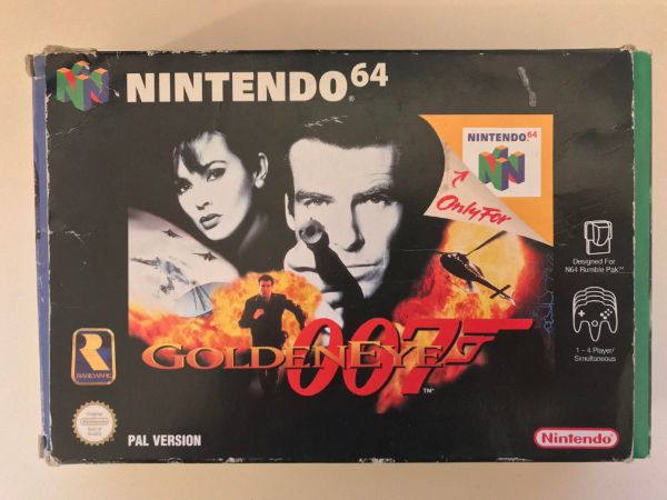 goldeneye n64 box art - Nintendo 64 Nintendo 64 Only Cred for NG6 Rumbo Pak 23 Lderteye 1 Play Sus Pal Version Nintendo