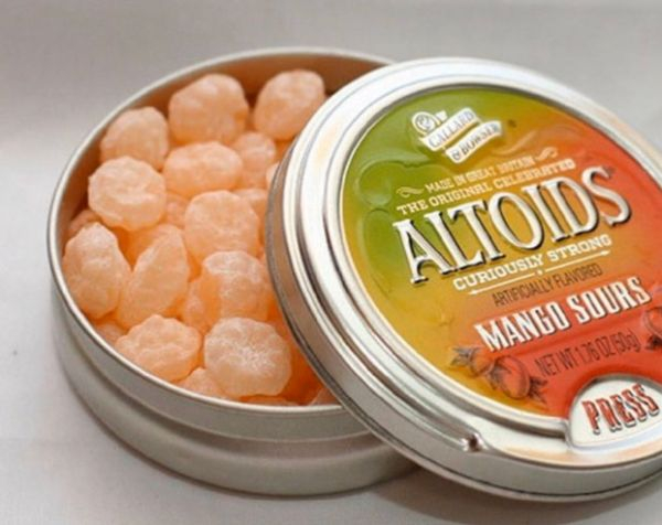 mango sour altoids - Du Valen The Original Celebril Altoids Curiously Strong Artfoally Rated Mango Sours NEM1605 Press