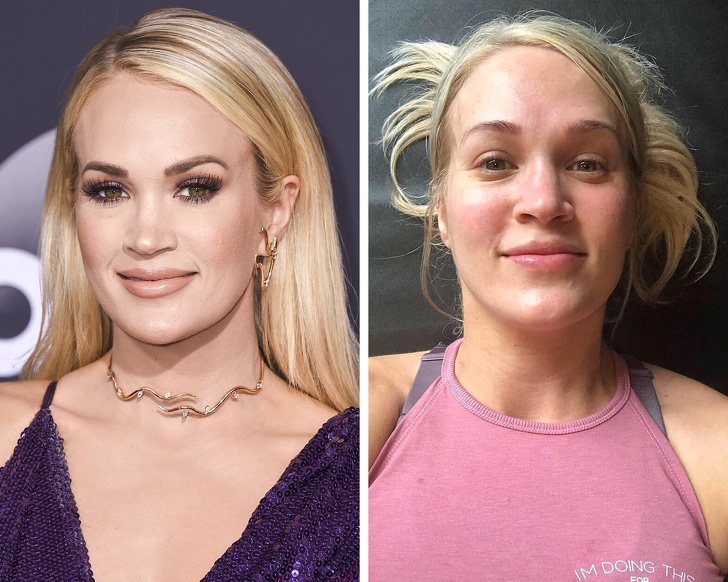 carrie underwood makeup free - Doing This I'M Doin For