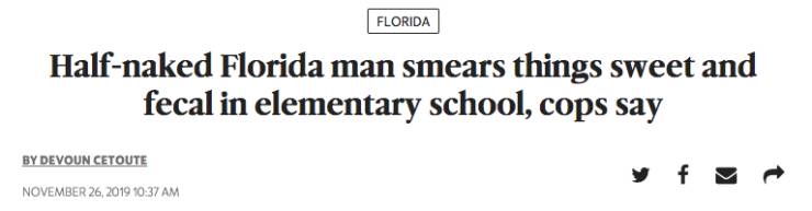 diagram - Florida Halfnaked Florida man smears things sweet and fecal in elementary school, cops say By Devoun Cetoute