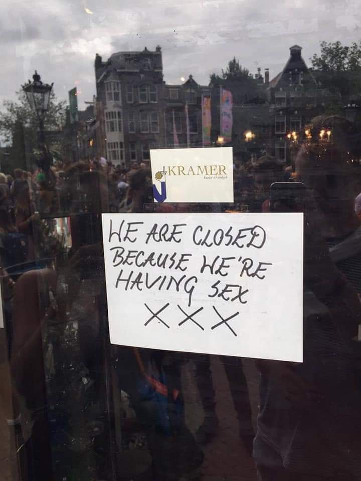 protest - Akramer vu We Are Closed Because We'Re Having Sex Xxx