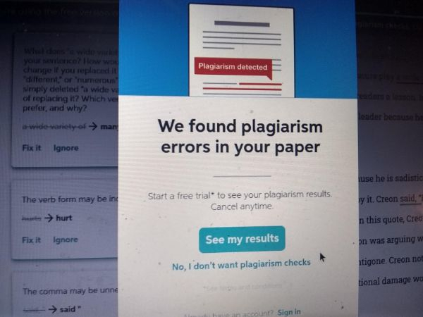 software - Plagiarism detected you enterica w change if you replaced it different or numerous simply deleted a wide va of replacing it7 Which ve prefer, and why? ader because he i wide variety of man We found plagiarism errors in your paper Fix it Ignore 