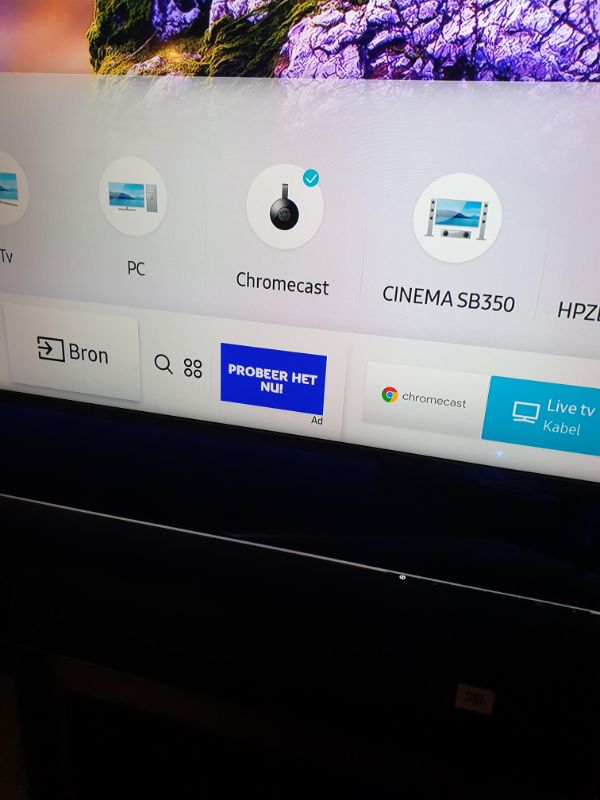 gadget - Pc Chromecast Cinema SB350 Hpz Bron Q Probeer Het Nu! chromecast L Live tv kabel