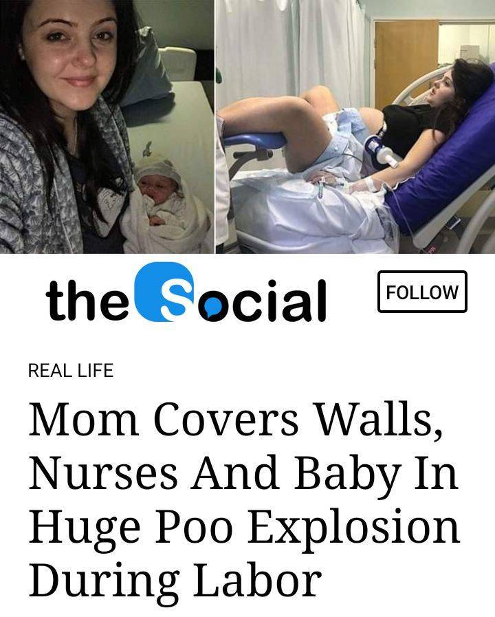 arm - the Social Real Life Mom Covers Walls, Nurses And Baby In Huge Poo Explosion During Labor