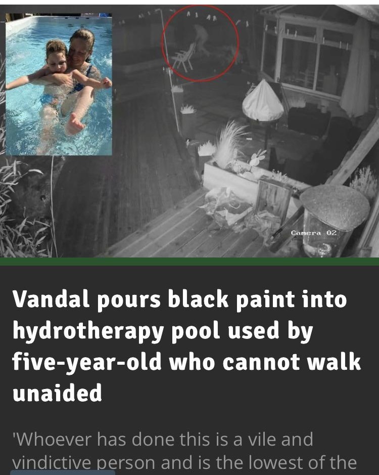 malcolm x quotes - Camera 02 Vandal pours black paint into hydrotherapy pool used by fiveyearold who cannot walk unaided ''Whoever has done this is a vile and vindictive person and is the lowest of the