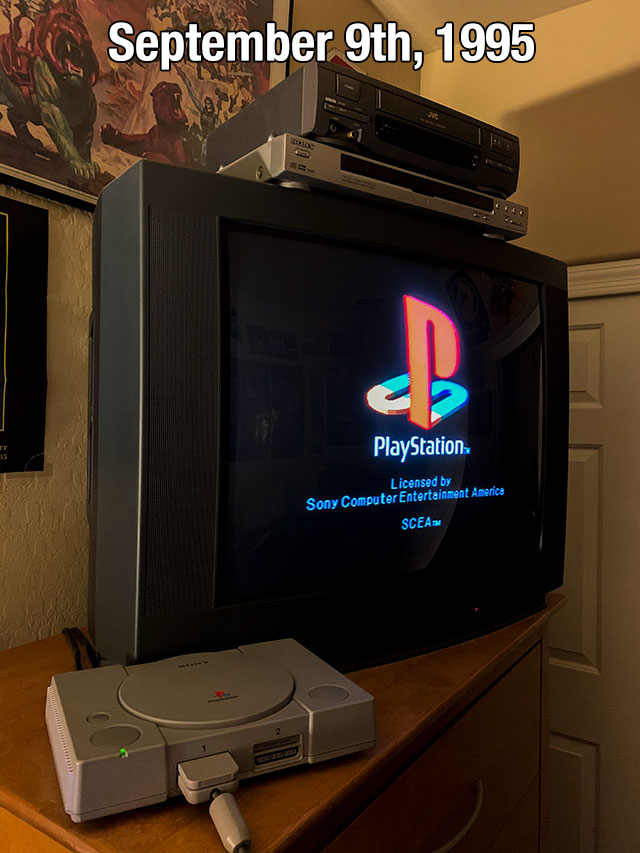 gadget - September 9th, 1995 PlayStation Licensed by Sony Computer Entertainment America Scea