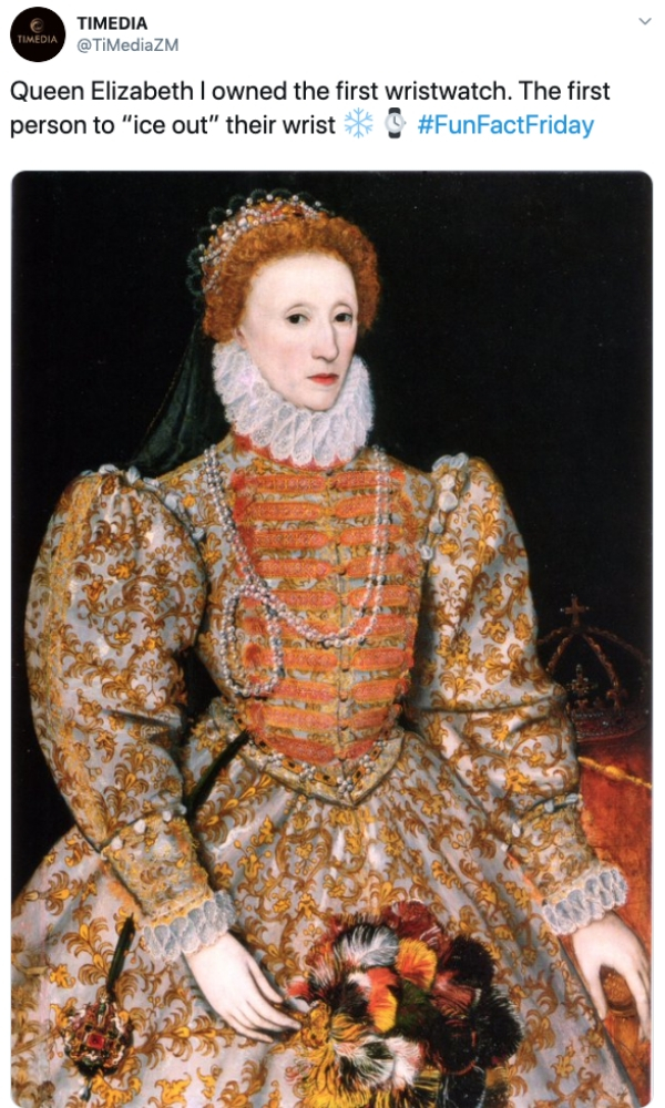 queen elizabeth in the renaissance - Timedia Pt Media Queen Elizabeth I owned the first wristwatch. The first person to "ice out" their wrist