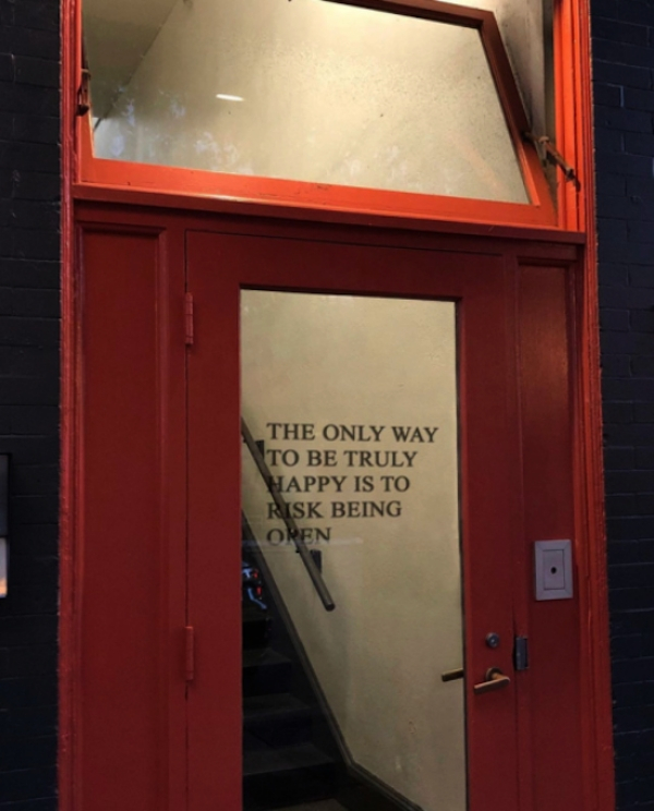 door - The Only Way To Be Truly Happy Is To Risk Being Oren