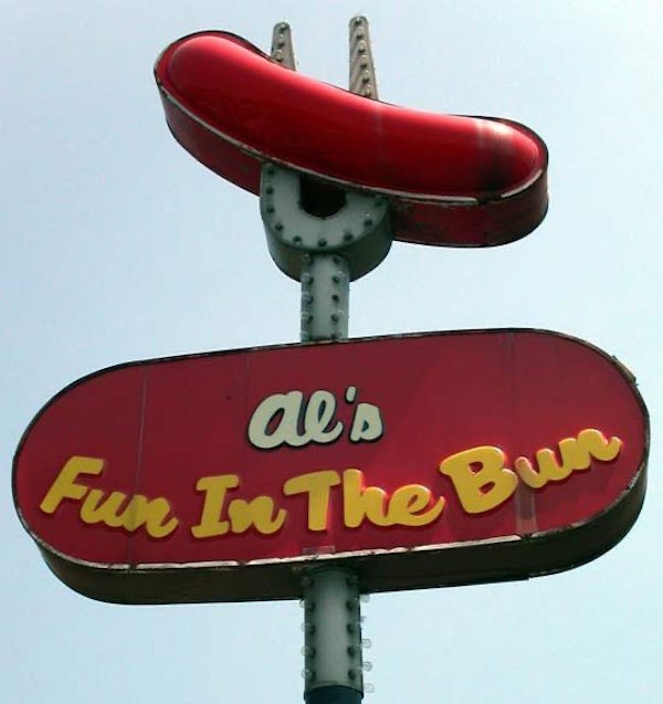 signage - al's Fun In The Bu