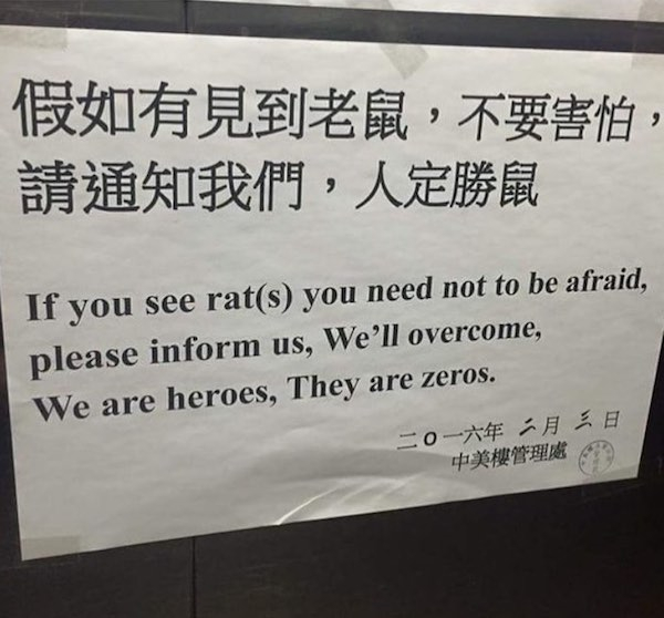 banner - ,, , If you see rats you need not to be afraid, please inform us, We'll overcome, We are heroes, They are zeros. O |