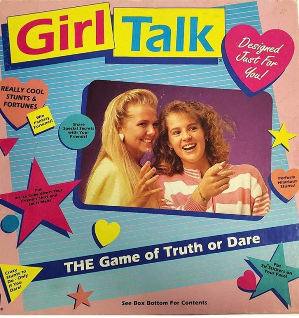 girl talk board game - Girl Talk Designed Just For You! Really Cool Stunts & Fortunes The Game of Truth or Dare See Box Bottom For Contents