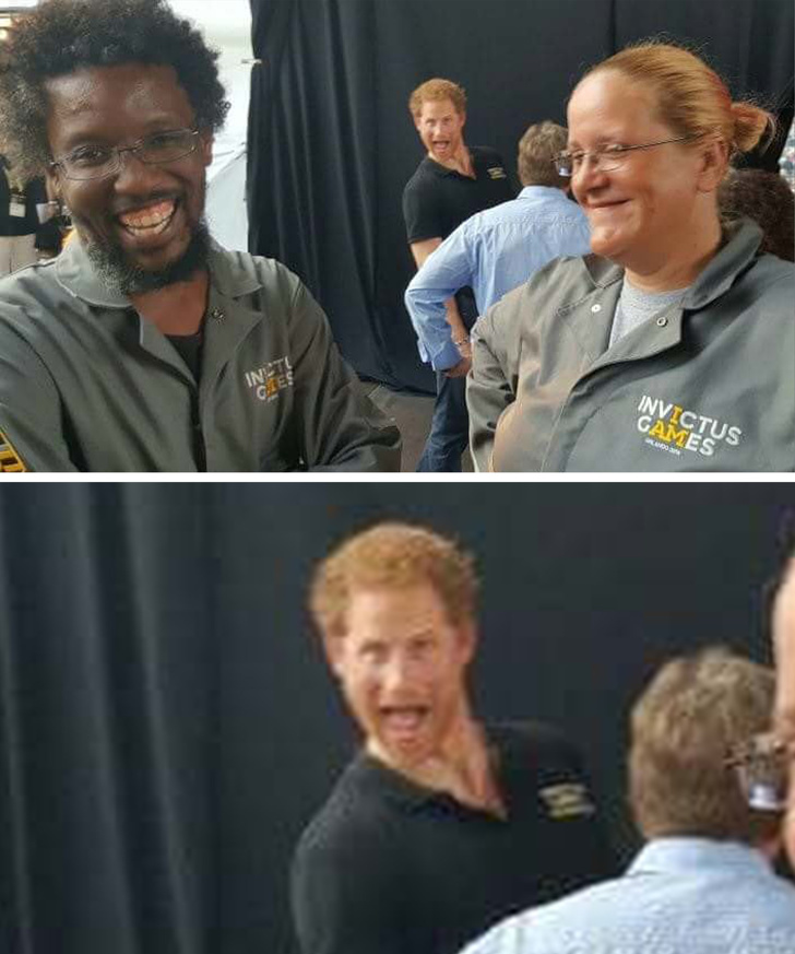 prince harry photobomb - Invictus Games