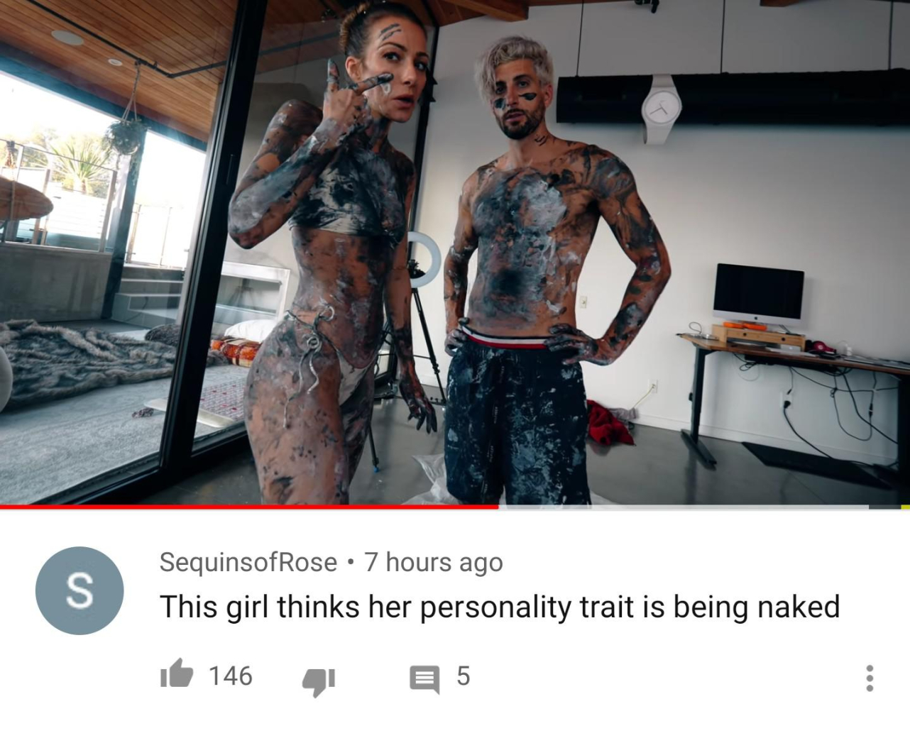 muscle - SequinsofRose . 7 hours ago This girl thinks her personality trait is being naked I 146 4 5