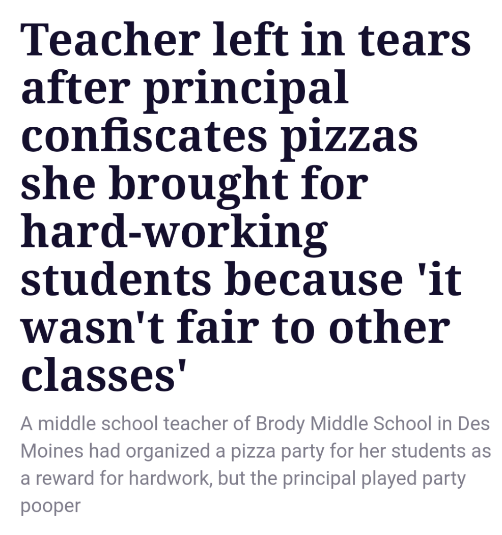 dream about midgets meme - Teacher left in tears after principal confiscates pizzas she brought for hardworking students because 'it wasn't fair to other classes' A middle school teacher of Brody Middle School in Des Moines had organized a pizza party for