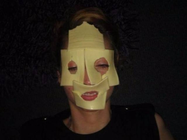 cheese face mask