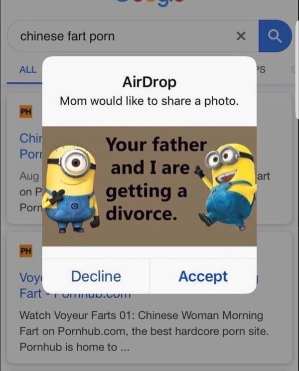 airdrop memes - chinese fart porn All AirDrop Mom would to a photo. Chir Porr Aug Your father and I are getting a divorce. art on P Porn Voy Decline Accept Fart row.com Watch Voyeur Farts 01 Chinese Woman Morning Fart on Pornhub.com, the best hardcore por