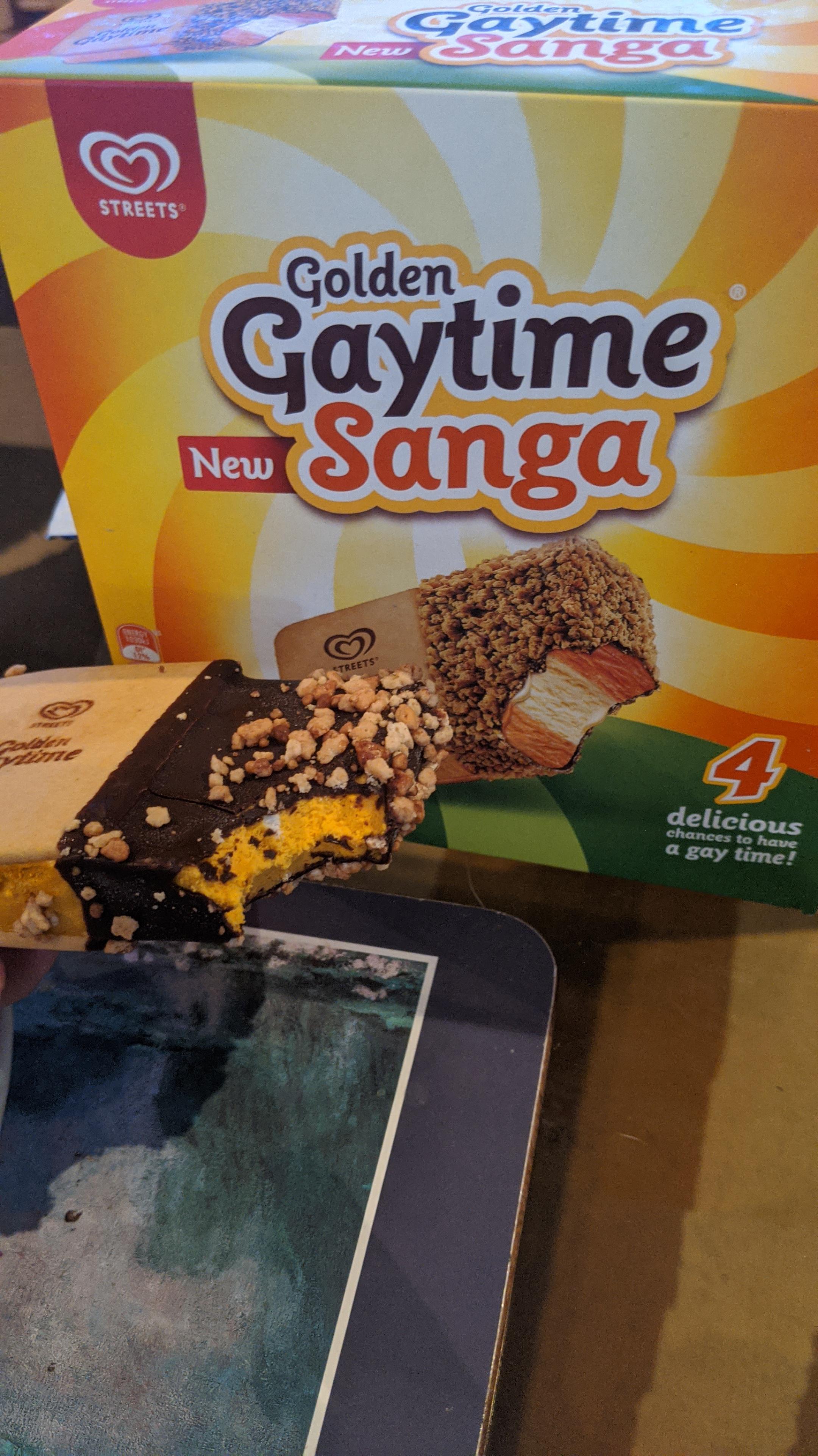 snack - Stress Golden Gaytime New Sanga 4 delicious gaye
