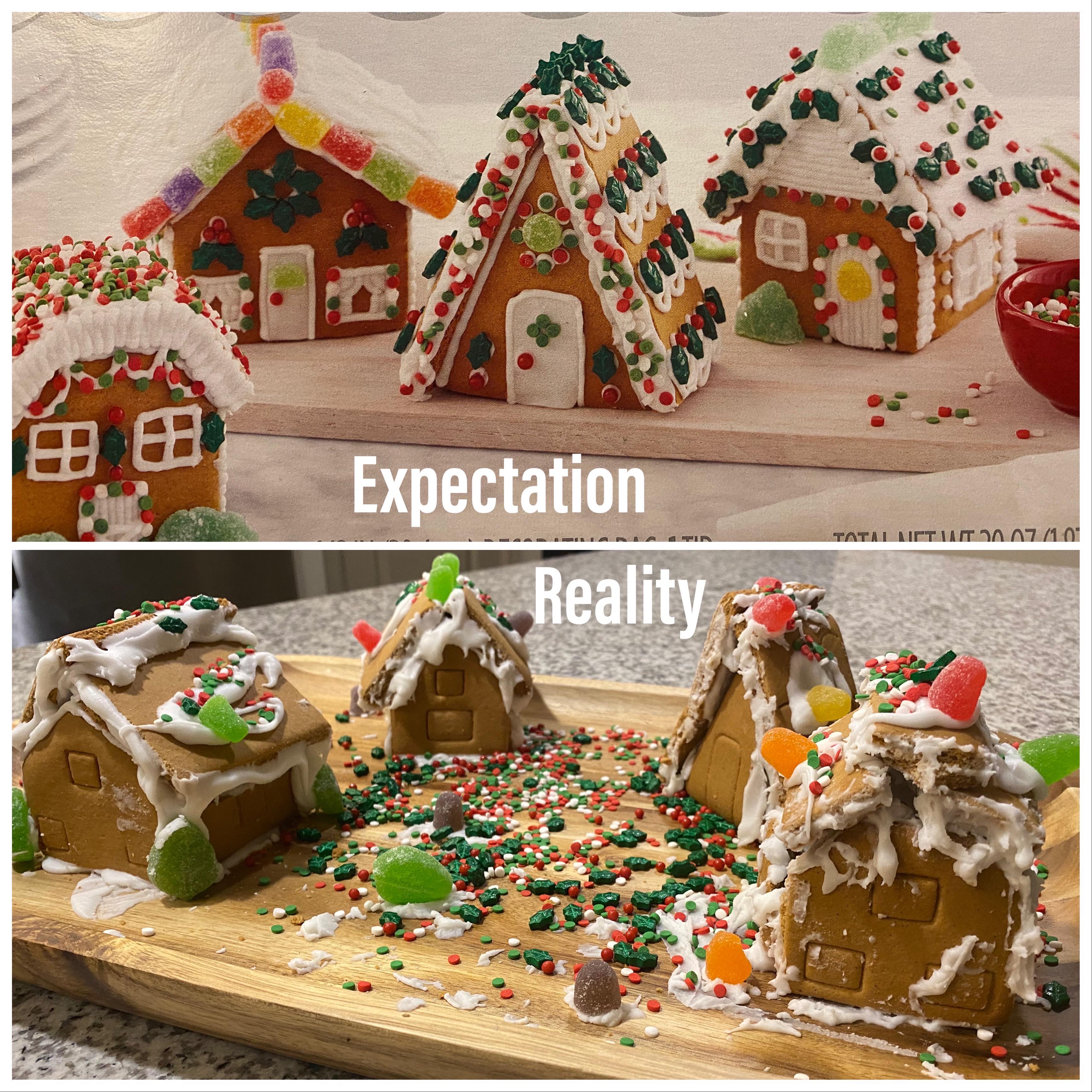 village gingerbread house walmart - Expectation Reality; Uwe Vuutta