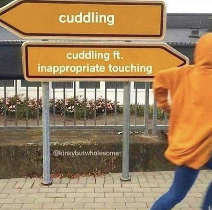 cuddling with inappropriate touching meme - cuddling cuddling ft. inappropriate touching