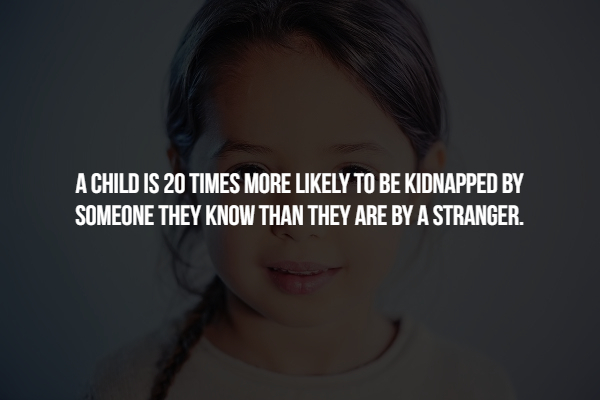 black hair - A Child Is 20 Times More ly To Be Kidnapped By Someone They Know Than They Are By A Stranger.