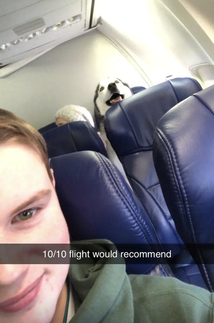 selfie - 1010 flight would recommend