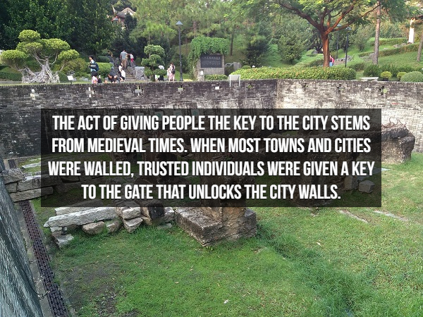 nature reserve - The Act Of Giving People The Key To The City Stems From Medieval Times. When Most Towns And Cities Were Walled. Trusted Individuals Were Given A Key To The Gate That Unlocks The City Walls.