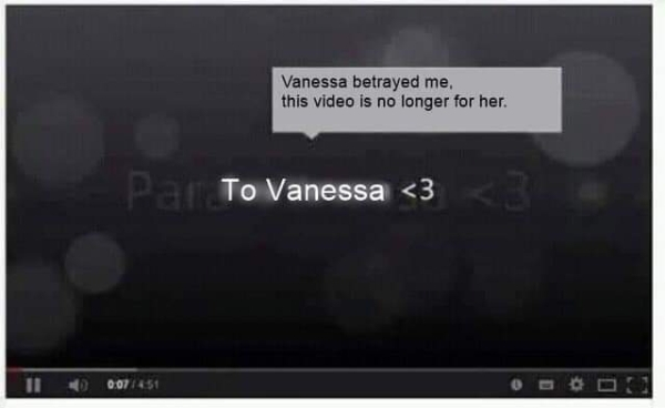 multimedia - Vanessa betrayed me, this video is no longer for her. Pau To Vanessa