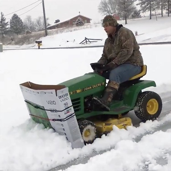 lawn mower snow plow - John Deere 00138 Vizovizio 50 8